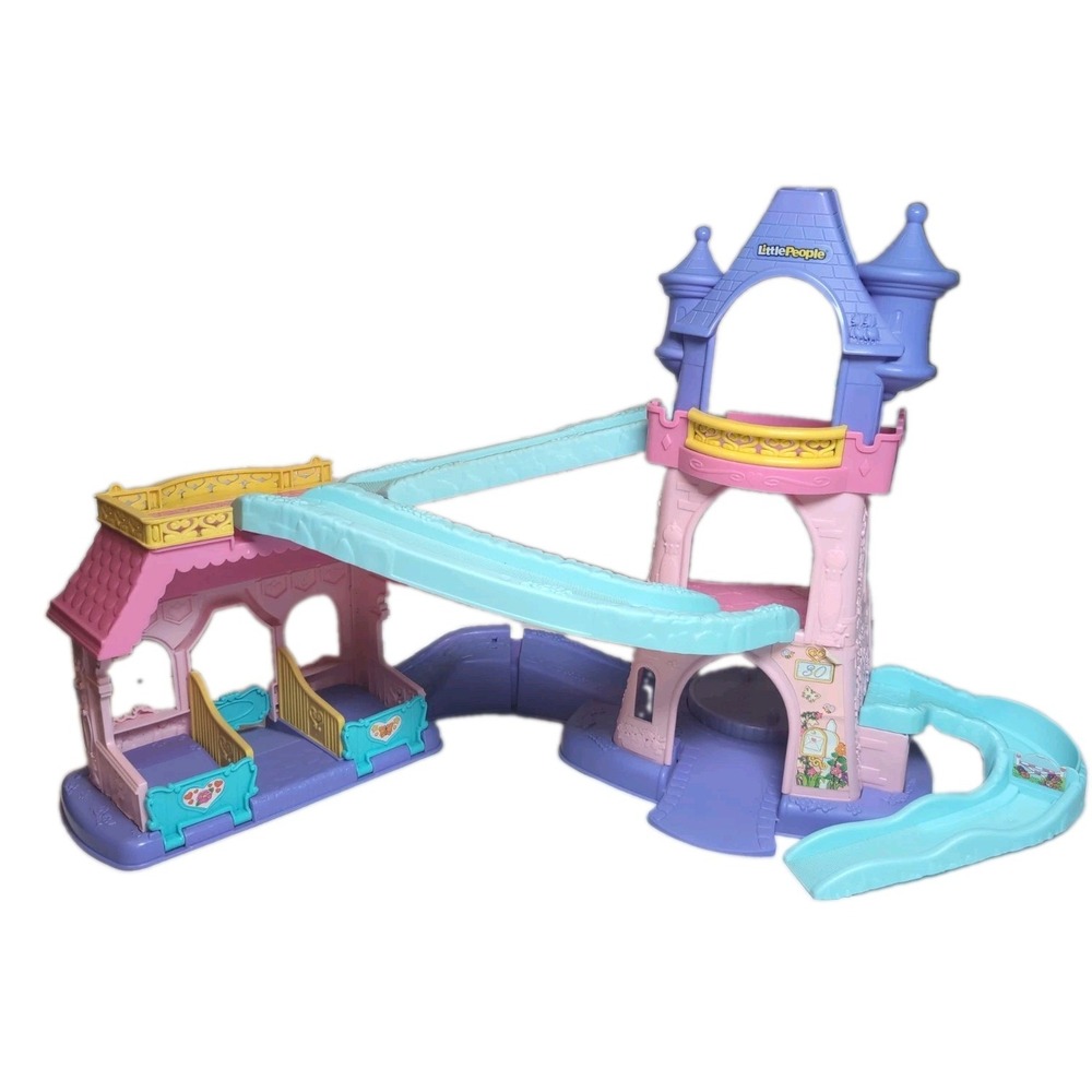 Fisher-Price Little People Klip Klop Princess Castle Stable. READ.